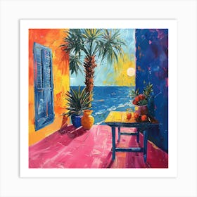 Sydney Balcony Painting Art Print