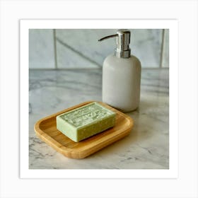 Soap And Soap Dish Art Print