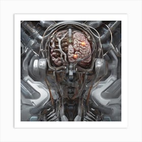 Brain Of A Robot Art Print