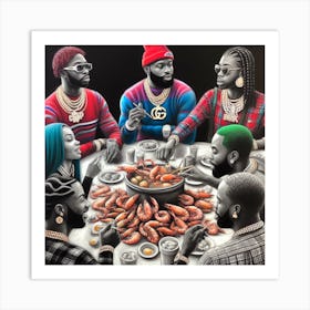 'Crab Feast' Art Print