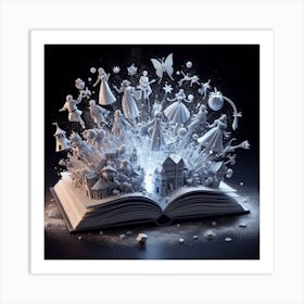 crystal book Art Print