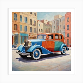 Old Fashioned Car Art Print