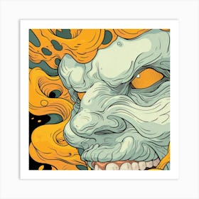 Devil'S Face Art Print