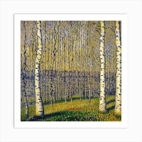 Birch Trees Art Print