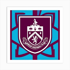 Burnley F.C Logo Wall Art 18 Art Print