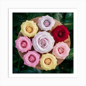 Bouquet Of Roses Art Print