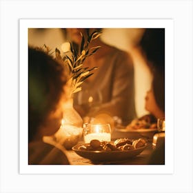 Thanksgiving Dinner Art Print