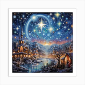 Starry Night 40 Art Print