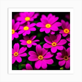 Purple Flowers Art Print