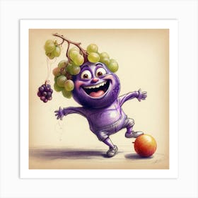 Grapes 13 Art Print