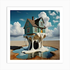 House On Ice Art Print