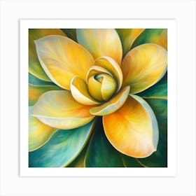 Yellow Flower Art Print