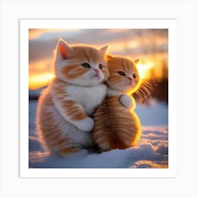 Cute Kittens Art Print