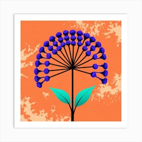 Blue Flower 19 Art Print