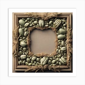 Frame Created From Legumes On Edges And Nothing In Middle Trending On Artstation Sharp Focus Stud (2) Art Print