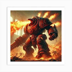 Converted Crimson Warbeast 1 Art Print