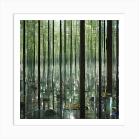 Silica forest Art Print