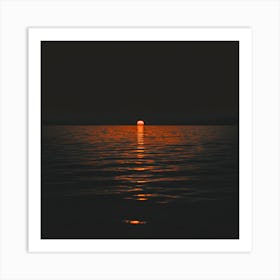 Sunset Over Water 5 Art Print