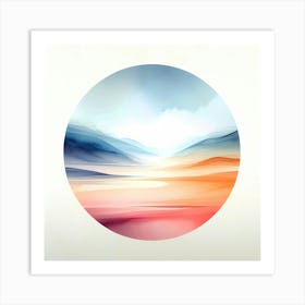 Abstract Landscape Painting 3 Art Print