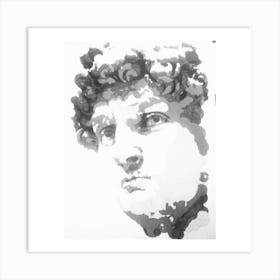 Black and white Art Print