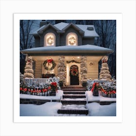 Christmas Home Art Print