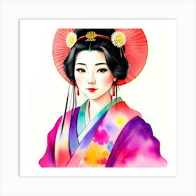 Silent Stories: The Life of a Japanese Geisha Art Print