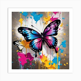 Butterfly Painting 38 Art Print