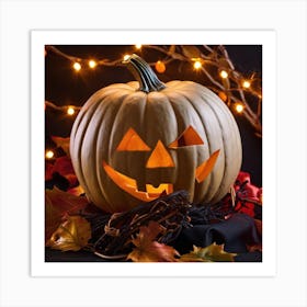 Halloween Pumpkin 4 Art Print