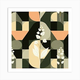 Abstract Geometric Pattern 5 Art Print