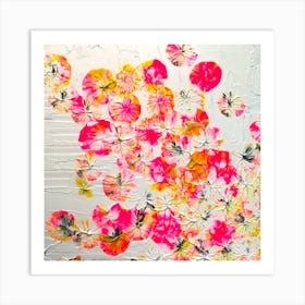 Cherry Blossom Square Art Print