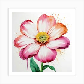 Pink Flower 1 Art Print