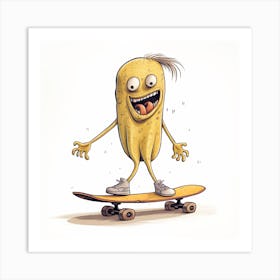 Skateboarder 3 Art Print