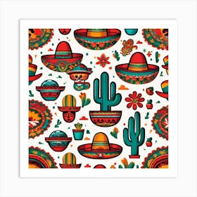 Mexican Mexican Mexican Mexican Art Print