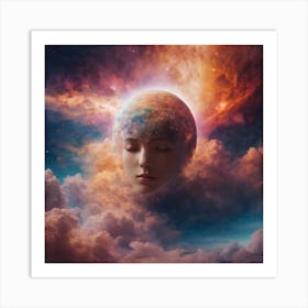 Head In The Clouds 1 Art Print