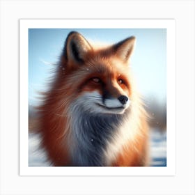 FOXY-FOX Art Print