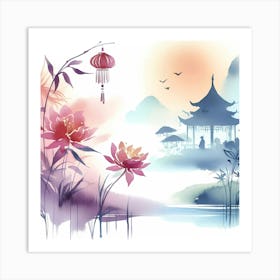 Chinese Painting 15 Art Print