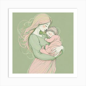 Motherhood Art Print (5) Art Print