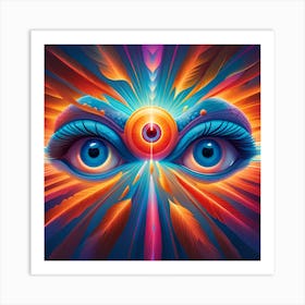 Eye Of The Beholder Pop Art Art Print