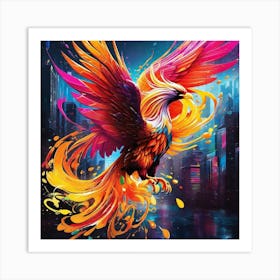Phoenix Bird 1 Art Print