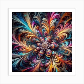 "Flower" Fractal Landscapes Collection [Risky Sigma] Art Print