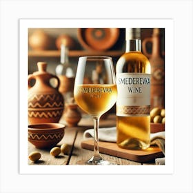 Sovereign Flame Smederevka Wine Art Print