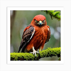 Red Tailed Hawk Art Print