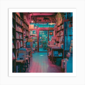 Bookshop 1 Art Print