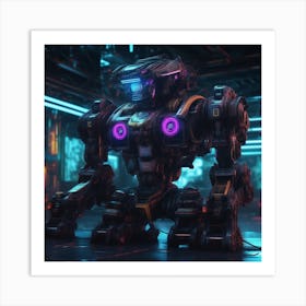 Cyborg Robot 1 Art Print