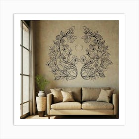 Peacock Wall Art Art Print