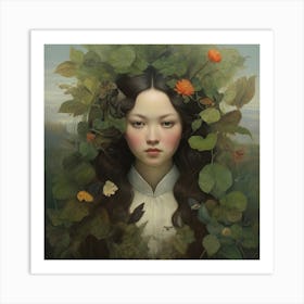 Chinese Girl Art Print