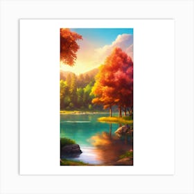 Autumn Forest 13 Art Print