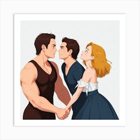 Sexy Couple Art Print