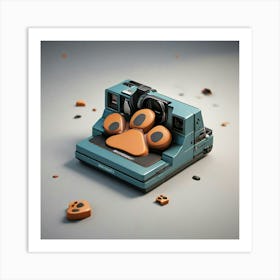 Polaroid Camera Art Print