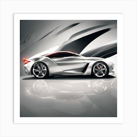 Nissan Concept Car Art Print